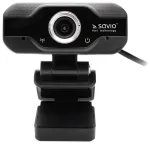 Savio CAK-01 Web Kamera Full HD 1080P ar Mikrofonu Melna