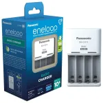 Panasonic Eneloop Bateriju Lādētājs + 4x AA 2000 mAh