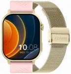 Smartwatch Gravity GT15-7 Silikona siksniņa + zelta aproce / rozā