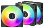 ARCTIC P14 PRO Reverse PWM PST A-RGB Augstas veiktspējas ventilators 140 mm - melns