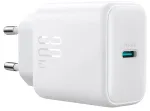 Joyroom JR-TCF24 Travel Charger Type-C Tīkla lādētājs PD 30W SFC PPS / balts