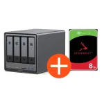 UGREEN NASync DXP4800 Plus NAS sistema 4 lizdų 8TB įskaitant 1x Seagate IronWolf ST8000VN004 8 TB