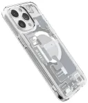 Spigen Ultra Hybrid Mag Case with MagSafe for iPhone 15 Pro Max - White (Zero One Pattern)