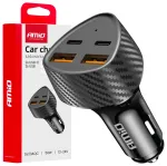 AMiO AMiO-04284 automobilinis įkroviklis | 50W | USB-A, USB-C