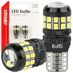 LED CANBUS bulbs T10 W5W 27SMD 2016 White 12V/24V AMIO-04258