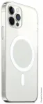 Swissten Clear Jelly MagStick Back Case 1 mm Aizmugurējais Silikona Apvalks Priek&scaron; Apple iPhone 14 Pro Max Caurspīdīgs