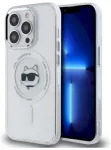 Karl Lagerfeld KLHMP13LHLSCHH Aizsargapvalks priek&scaron; iPhone 13 Pro 6.1" / balts