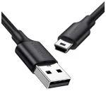 UGREEN US132 USB 2.0 kabelis USB A - Mini-USB A 0,5 m / melns