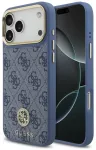 Case Guess 4G Strass Logo MagSafe for     iPhone 18 Pro Max / 17 Pro Max blue