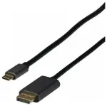USB kabelis EFB USB-C - DisplayPort 2 m Black (EBUSBC-DP14K.2)