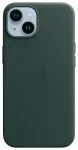 Etui Apple MPPA3ZM|A iPhone 14 Plus | 15 Plus 6.7" zielony|forest green Leather Case MagSafe