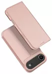 Dux Ducis Skin Pro knyginio tipo telefono dėklas iPhone 17 Air rožinis