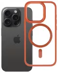 ROAR MAG BUMPER telefono dėklas su MagSafe palaikymu iPhone 15 Pro oranžinis