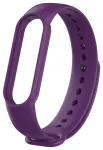 Beline i&scaron;maniojo laikrodžio dirželis Xiaomi Mi Band 5/6/7 | silikoninis | violetinis