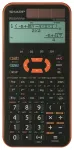 Zinātniskais kalkulators Sharp EL-W531XG-YR, 335 funkcijas, melns ar oranžu