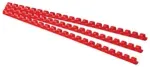 Spirāles plastmasas 12mm 95lp. FOROFIS 100gab. sarkanas