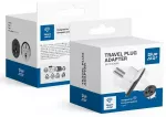 BLUE STAR travel adapter GO TO Europe (Type E) 16A white
