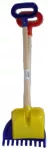 Lopeta + grėblys su medine rankena 60 cm (4453)
