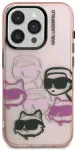 Karl Lagerfeld IML Multi K&CH Heads Case Aizsargapvalks priek&scaron; iPhone 15 Pro Max