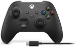 Microsoft Controller Xbox Wireless mit Kabel / EP2-29944 Black Multipack