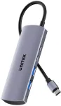 USB-C centrmezgls Unitek 4-in-1 USB-C 10 Gbps, 2x USB-A un 2x USB-C