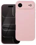 Silicone 2mm telefono dėklas su MagSafe palaikymu iPhone 17 Air rožinis