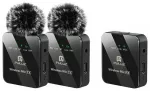 Wireless Lavalier Microphone PULUZ 2 TX + 1 RX