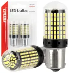 CANBUS LED bulbs 1156 BA15S P21W R10W R5W 4SMD 1860 White 12V 24V AMIO-04252