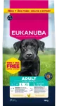 Dry food for dogs - Eukanuba Adult Large Chicken, 15+3 kg