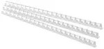 Spirāles plastmasas 14mm 125lp. FOROFIS 100gab. baltas