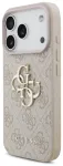 Guess PU 4G Metal Logo Case Aizsargapvalks priek&scaron; iPhone 18 Pro / rozā