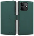 Tech-Protect knyginio tipo telefono dėklas Redmi Note 17 Pro 5G žalias