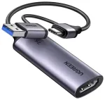 Ugreen 4K USB-A/C 3.0 - HDMI Capture Card - Gray