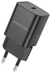 Borofone BN13 travel charger | 30W | PD | USB-C | black