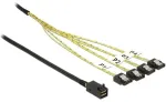 DELOCK SAS kabelis Mini SAS HD -> 4x Sata 7Pin St/St 0.50m