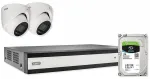 Vaizdo įra&scaron;ymo įrenginys Abus ABUS analoginis vaizdo komplektas: 2 mini kupolo kameros + įra&scaron;ymo įrenginys