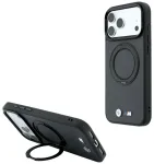 BMW Kevlar Case Ring Stand 360 MagSafe Aizsargapvalks priek&scaron; iPhone 18 Pro Max / 17 Pro Max / antracīts