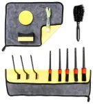 Car detailing mix brush, sponge and microfiber set 14pcs