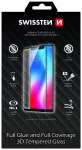 Swissten Ultra Durable Full Face Tempered Glass Premium 9H Aizsargstikls Xiaomi Mi 10 Lite Melns