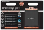 Panasonic Eneloop Pro Baterijas AAA 930mAh Uzlādējamas 4gab + BOX
