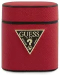 Guess GUACA2VSATMLRE AirPods cover red Saffiano
