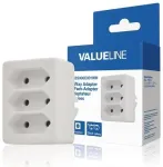 Valueline VLES300C001WH T-veida adapteris 220V ES