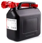 AMiO Plastic fuel can 5L, black AMiO-02887