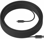 USB kabelis Logitech USB-A - USB-C 10 m Black (939-001799)