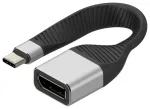Techly USB Type-C į DisplayPort/F lanksčioji jungtis