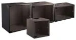Serverio dėžė EFB EFB 48,3cm 19 colių 12HE sieninė spinta paskirstymo BASIC gylis 450mm 1 dalis plok&scaron;čias paketas RAL9005 BLACK (WGB-1912TS.45) - 3432926