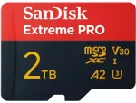 Atminties kortelė SanDisk Extreme PRO MicroSDXC 2 TB Class 10 UHS-I/U3 A2 V30 (SDSQXCD-2T00-GN6MA)