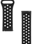 Tactical 234 Double universalus i&scaron;maniojo laikrodžio dirželis (22 mm) | silikoninis | juodas