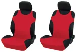 Seat covers "Shirts" - red, 2 pcs.