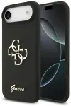 Guess Silicone Big 4G Script Case Aizsargapvalks priek&scaron; iPhone Air / melns
